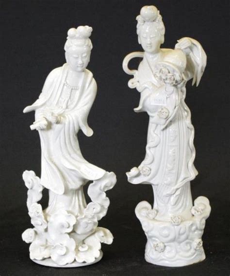 asian figurines ceramic|white porcelain figurines asian collectibles.